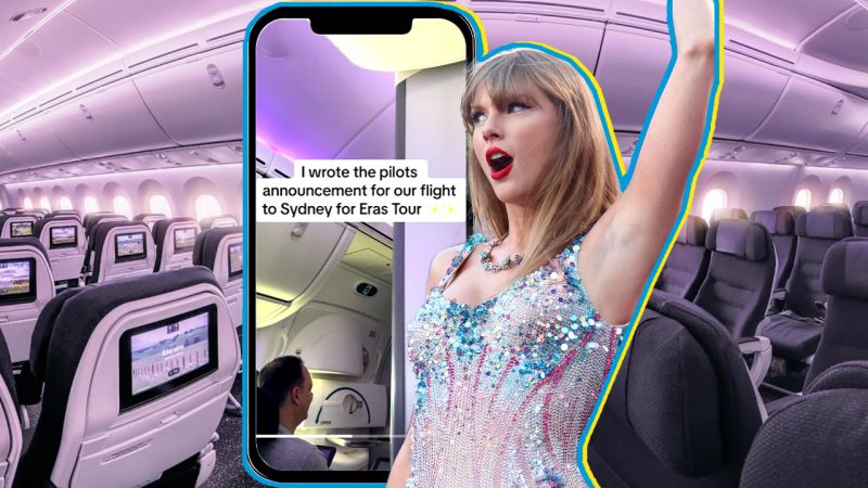 WATCH: Air NZ pilot's in-flight speech to Sydney 'Eras Tour' is full of Taylor Swift references