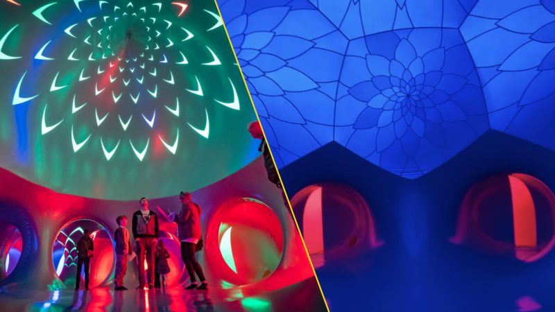 NZ is now hosting Arborialis Luminarium - an inflatable labyrinth of light you can walk through