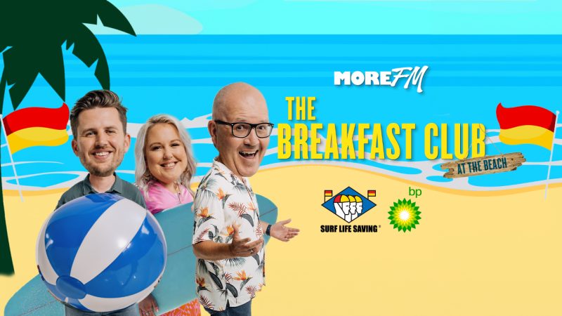 Lana, Adam & Paul live from the beach More FM Breakfast Club