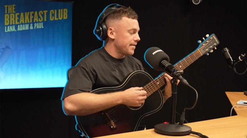 Mitch James performs his new single 'Mumma and Me' live at More FM ahead of Mothers Day