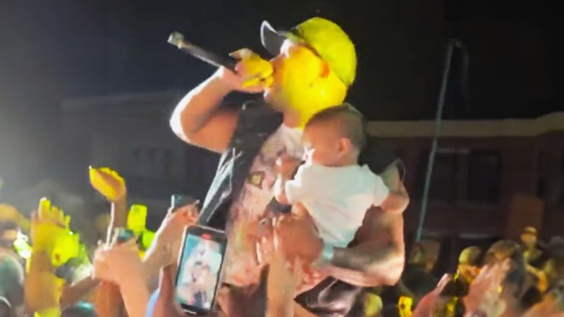 Parents at Flo Rida concert called out for crowd-surfing their baby across rowdy crowd