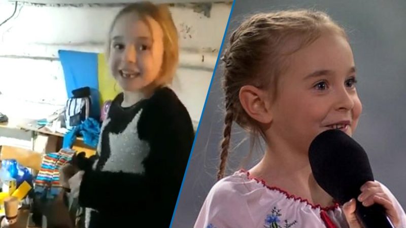7-year-old Ukranian girl who sang 'Let It Go' in bunker now sings on televised stage
