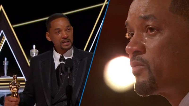 Will Smith gives tearful acceptance speech at Oscars, apologies for hitting Chris Rock