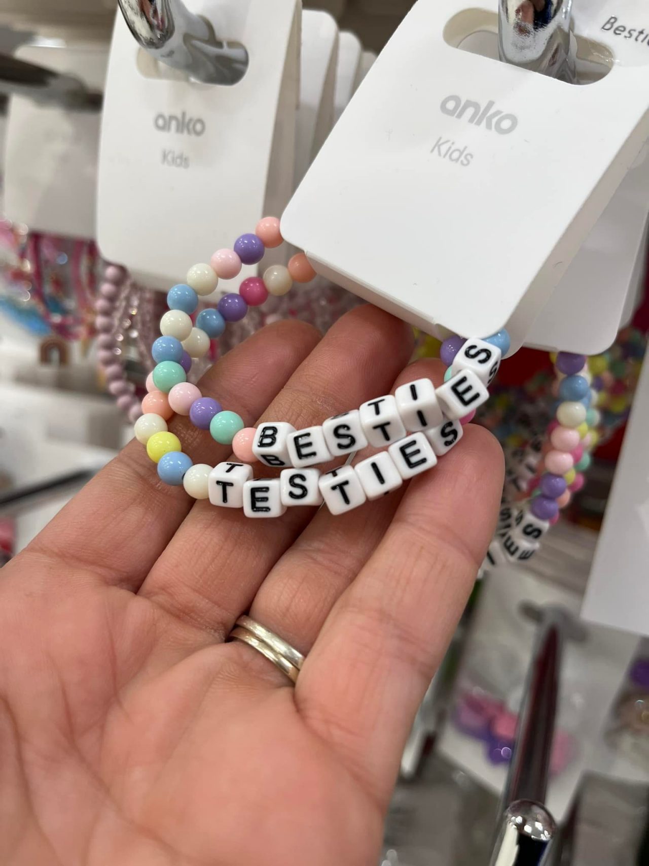 Hilarious Kmart bracelet typo leaves people in stitches 