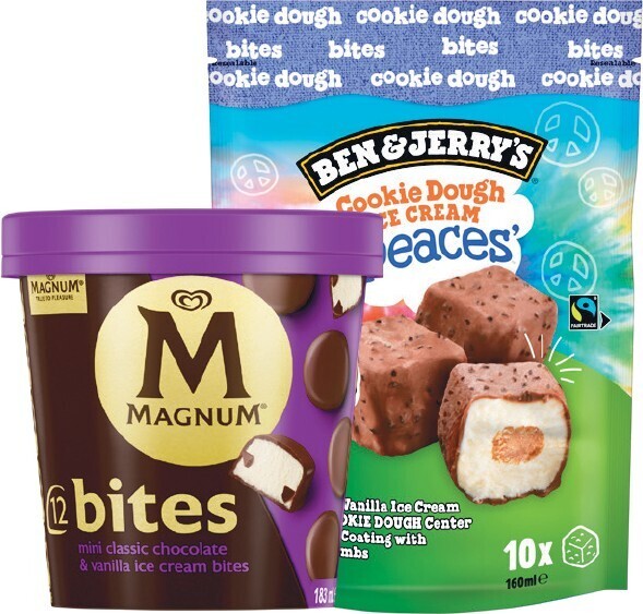 Magnum and Ben & Jerry’s go bite-sized and they look delish