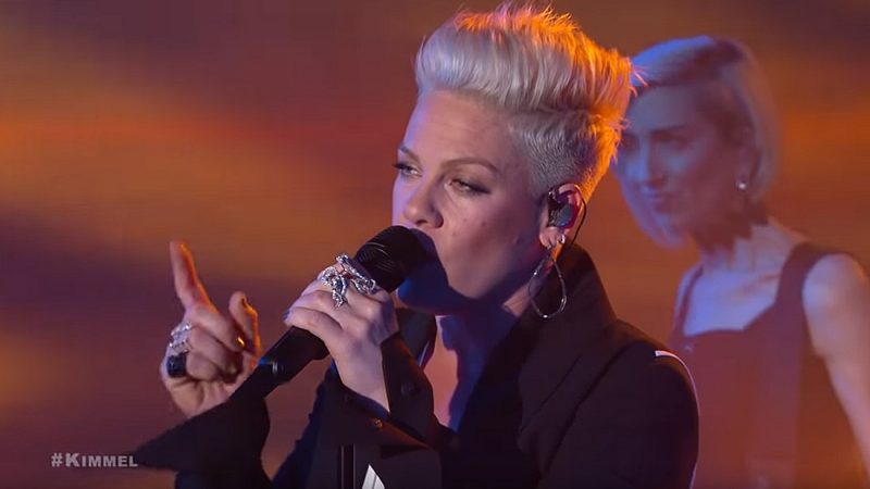 Pink channels her anger to write brand new song 'Irrelevant'