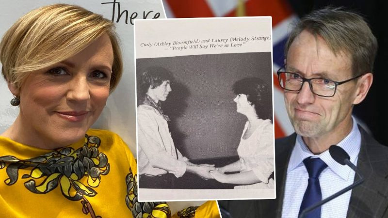 Hilary Barry unearths old pic showing Dr Ashley Bloomfield starring in school musical