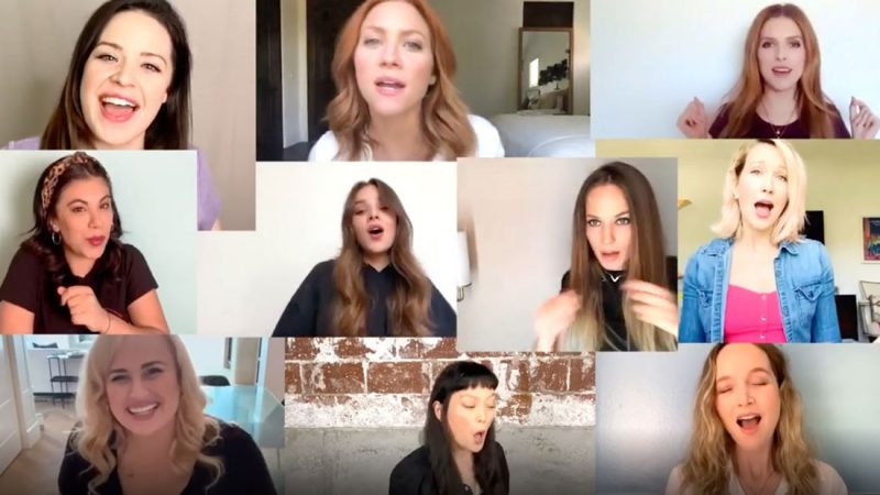 Pitch Perfect cast reunite for a virtual performance of Beyonce's 'Love on Top'