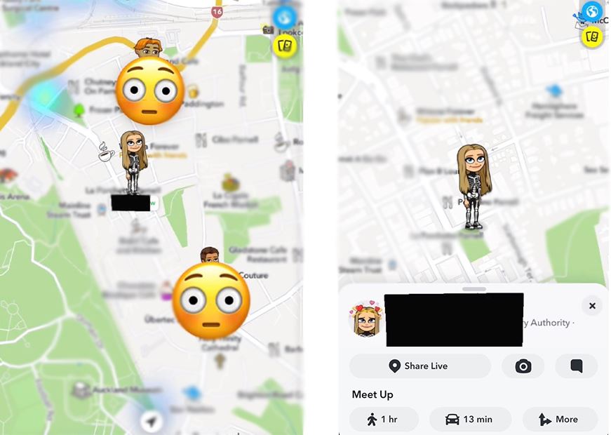 New Snapchat update gives people directions to your exact address!? 