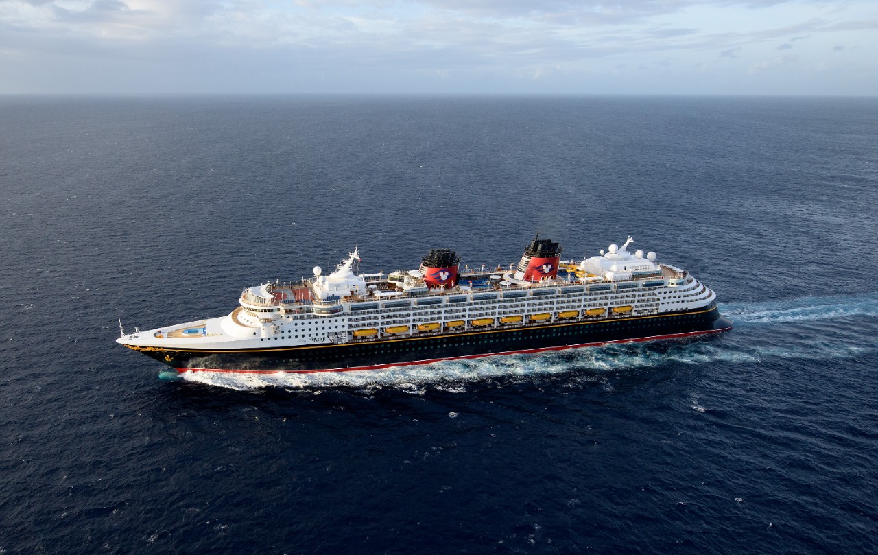 The Disney Wonder embodies the Disney Cruise Line tradition of blending the elegant grace of early 20th century transatlantic ocean liners with contemporary design to create a stylish and spectacular cruise ship. (Todd Anderson, photographer)  
