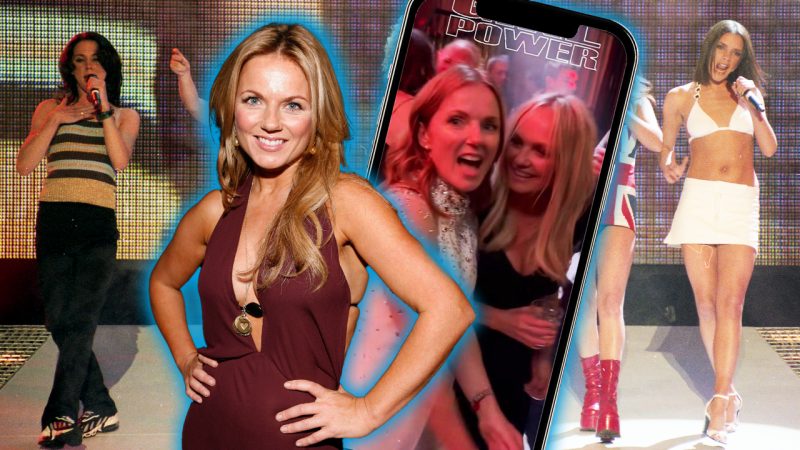 Spice Girls reunite, get their groove on and sing along to a classic for Ginger Spice's 50th