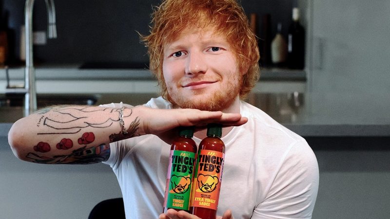 Ed Sheeran launches his own 'Tingly Ted' hot sauce range