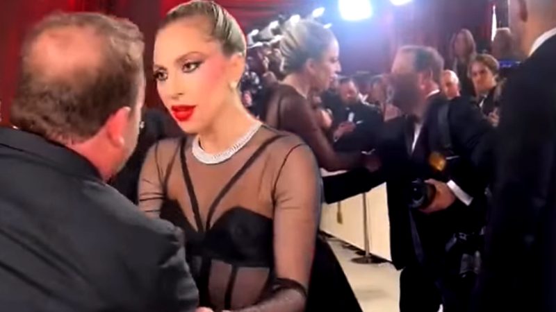 'Queen of Kindness': Watch Lady Gaga rush to help fallen photographer on the Oscars red carpet