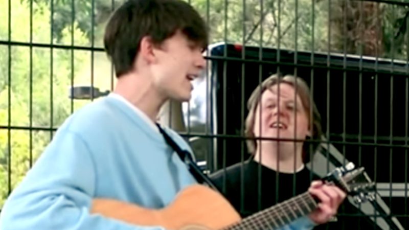 Lewis Capaldi gives busker the best surprise after joking he hates fans covering his hits
