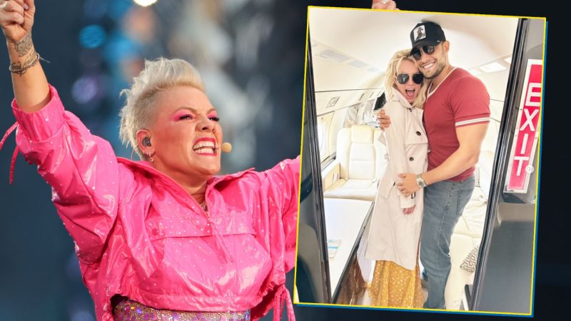 Pink changes her song lyrics during concert tour in support of Britney Spears
