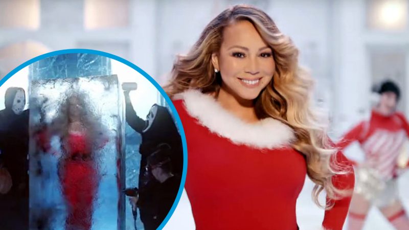 Watch Mariah Carey defrost as she officially announces 'it's time' for Christmas