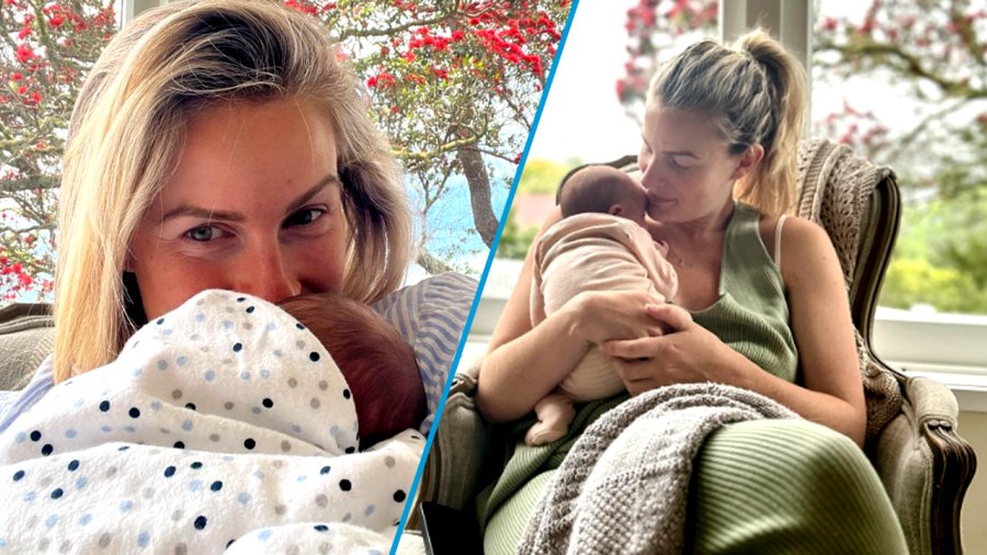 Art and Matilda Green have shared a first glimpse of their new baby ...