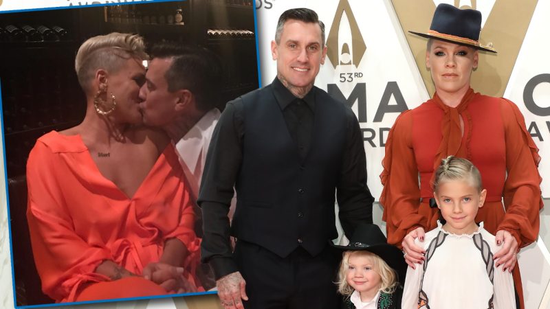Pink admits she 'almost didn't make it' in honest dedication to husband Carey Hart