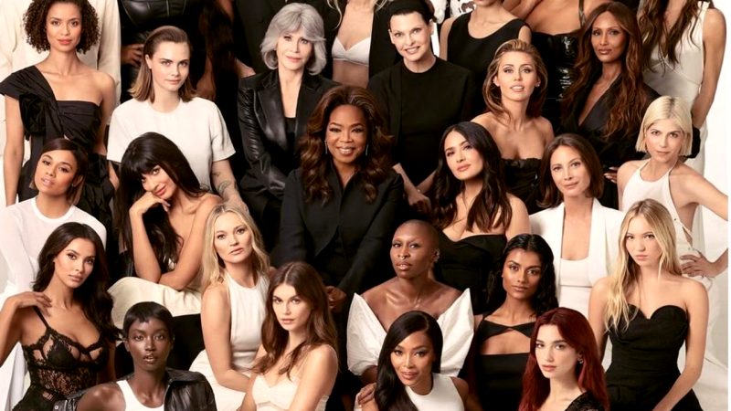 How many of the 40 mega-star women on this 'legendary' Vogue cover can you name?