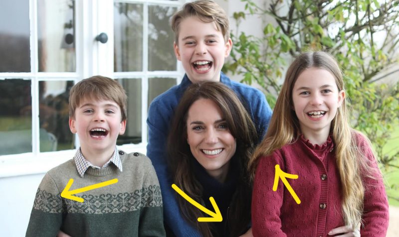 The number of "inconsistent" Photoshop mistakes in Catherine, Princess of Wales' family photo
