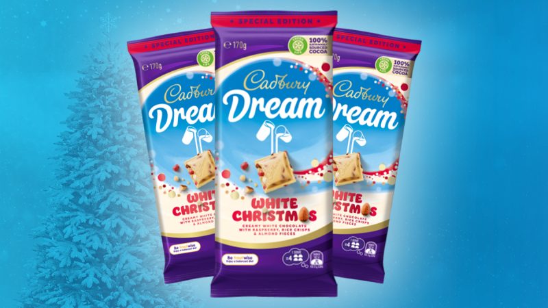 Cadbury Dream ‘White Christmas’ has hit NZ just in time for Christmas