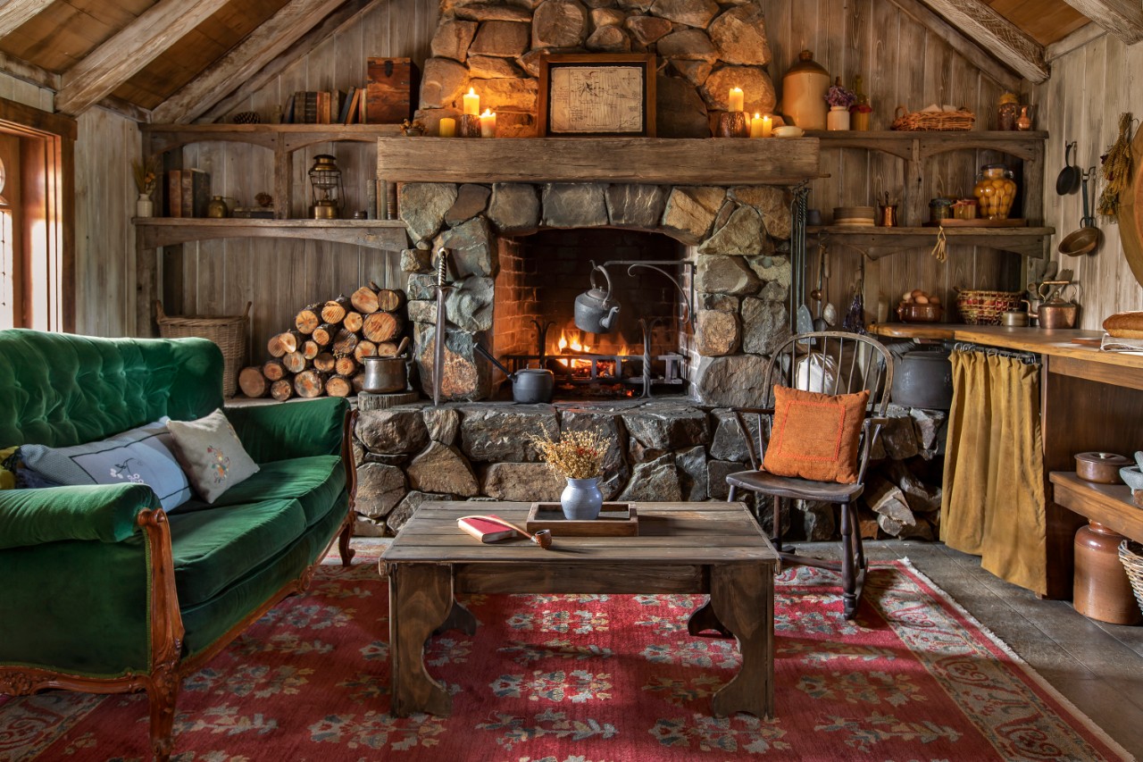 Living room in Hobbit Hole