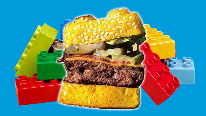 'Brick Burger' pop-up restaurant allows Kiwis to build their meal like a Lego set