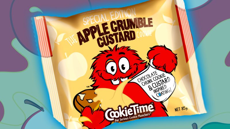 Cookie Time's new Apple Crumble Custard flavour is giving me all the winter warmies
