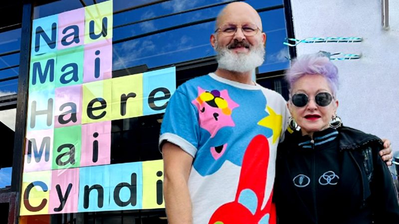 'Aroha to you': Cyndi Lauper visits Dunedin bar, leaving super-fan owner speechless