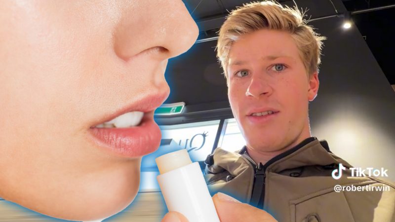 Robert Irwin is weirded out by us sharing lip balm