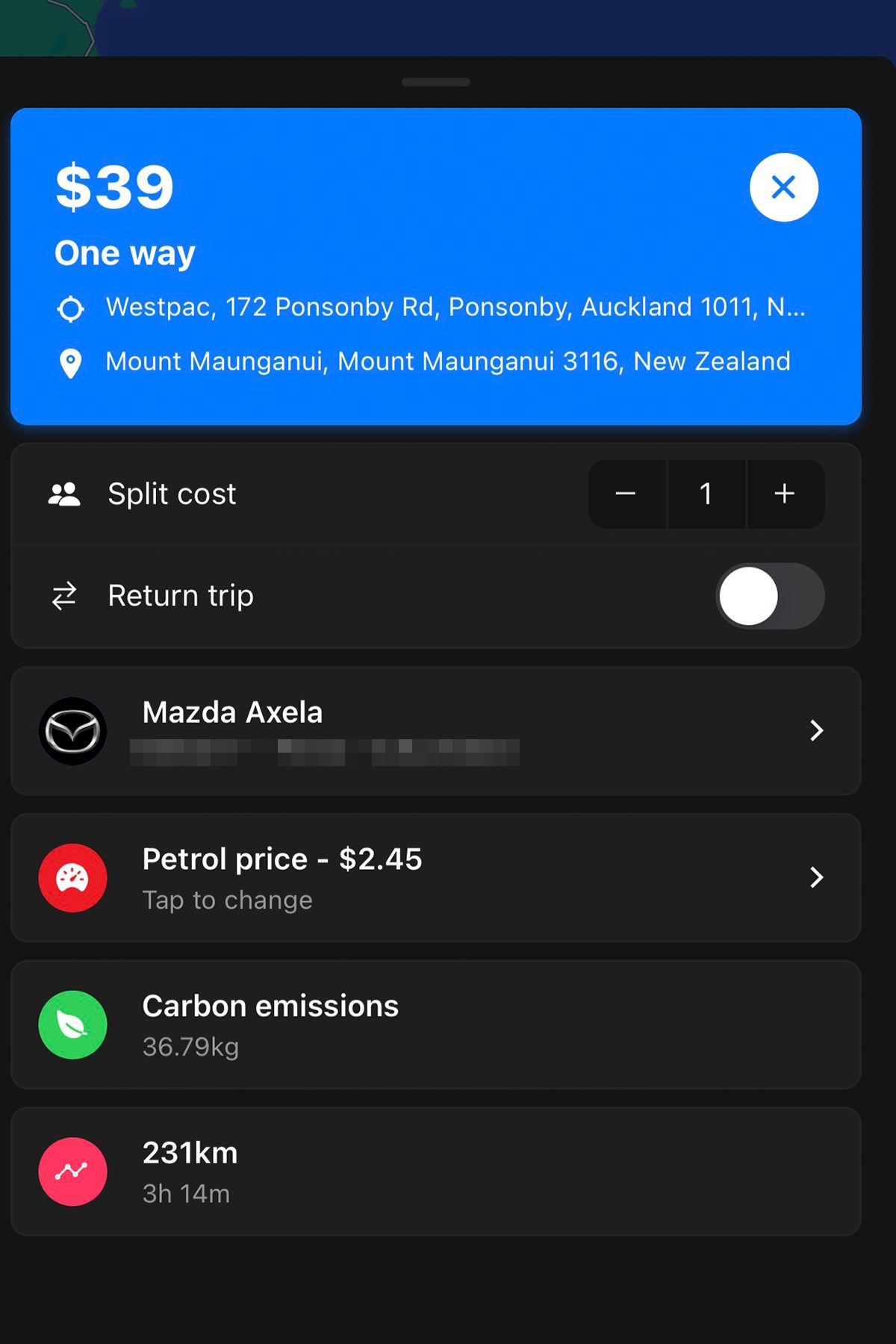 The NZ app that shows you how much petrol you need to buy for your next road trip