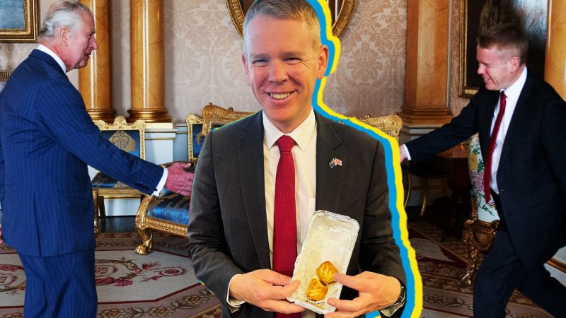 NZ PM Chris Hipkins reveals whether the sausage rolls King Charles gave him were any good