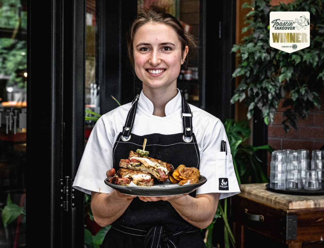 NZ's top top toastie for 2023 has been crowned and it was created by a female chef