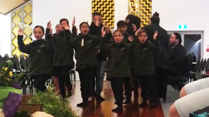 'Beautiful': Group of kids go viral for their powerful kapa haka performance at family tangi