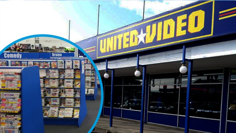 The South Island's last United Video shop has closed down, leaving just two in NZ
