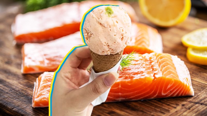 This Kiwi ice cream store sells a 'NZ King Salmon' flavour and reviews have people curious