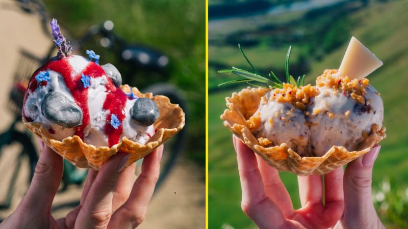 Hawke's Bay has created their own wildflower and wine flavoured ice cream for summer