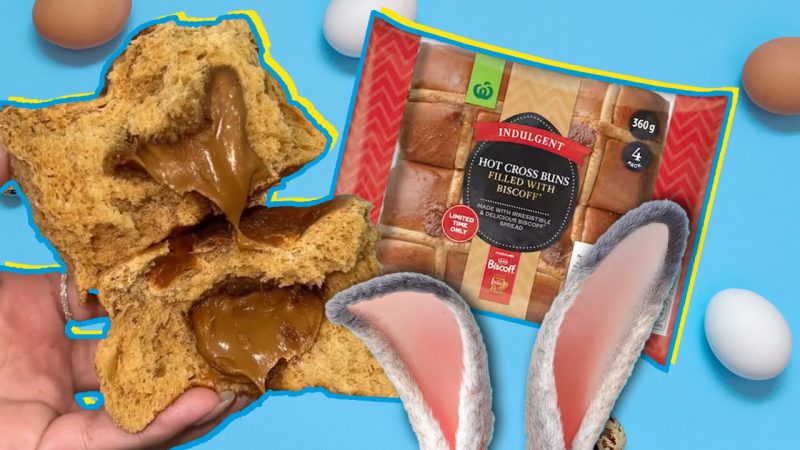 Biscoff hot cross buns are going super viral and have dropped in NZ supermarkets