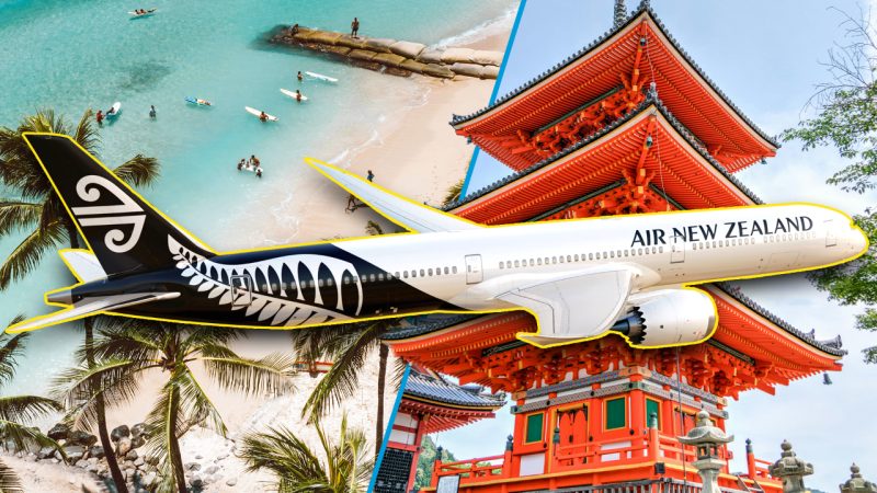 Air NZ has cheap flights to the US and Asia from $528 so bail on winter for some Bali sun