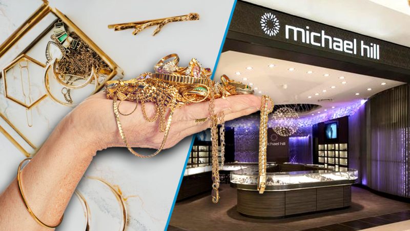 Kiwis can recycle their old and broken gold jewelley for some brand new bling at Michael Hill