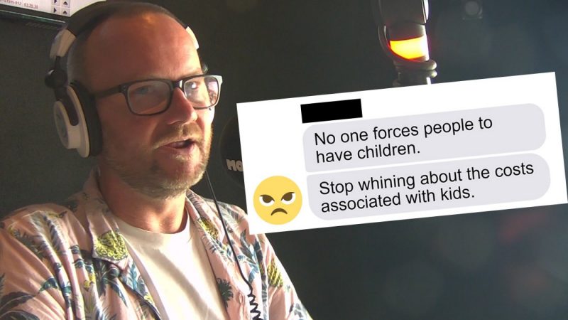Flynny gives passionate response after caller says 'don't have kids if you can't afford them'