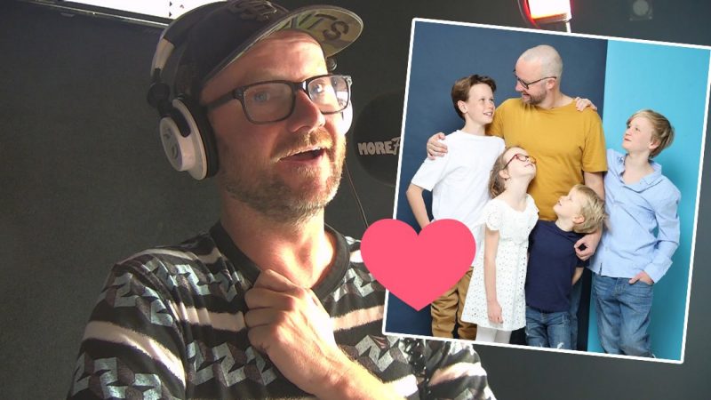 This magical little moment between Flynny's kids made his day