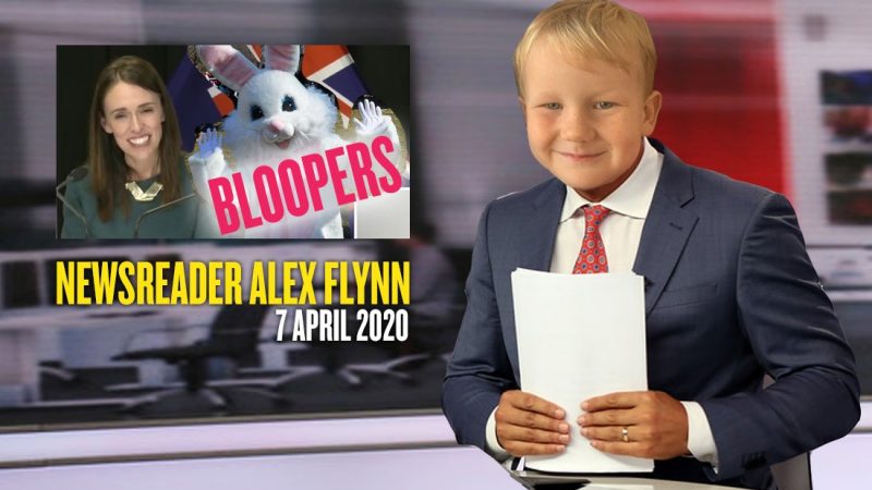 Alex Flynn reads the news, and the bloopers!