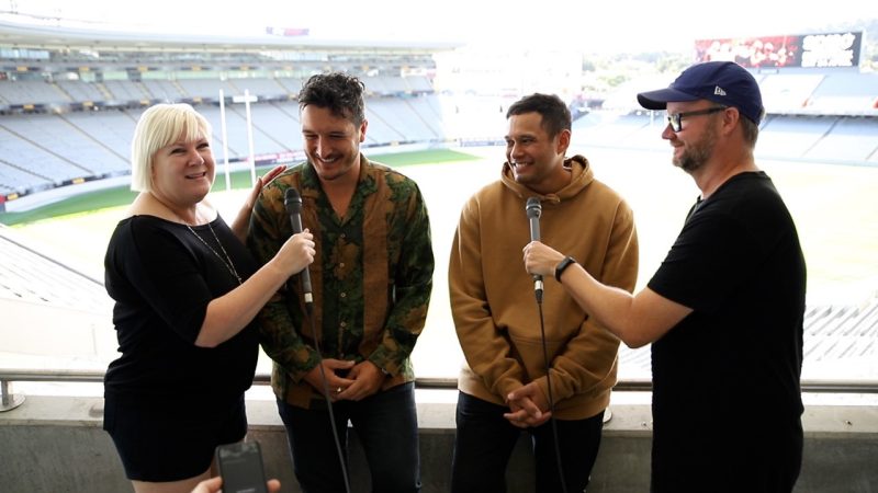 Six60 chat to Jay-Jay & Flynny about making NZ music history at Eden Park