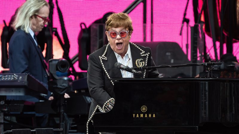 Elton John concert goer goes home with a little something extra from Christchurch show