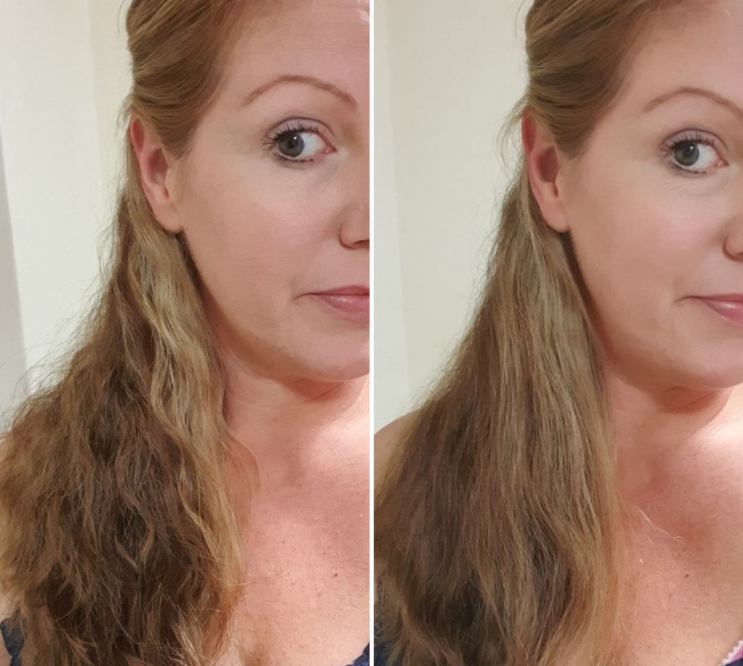 Woman raves about the results of Kmart's $20 'hair straightening brush'