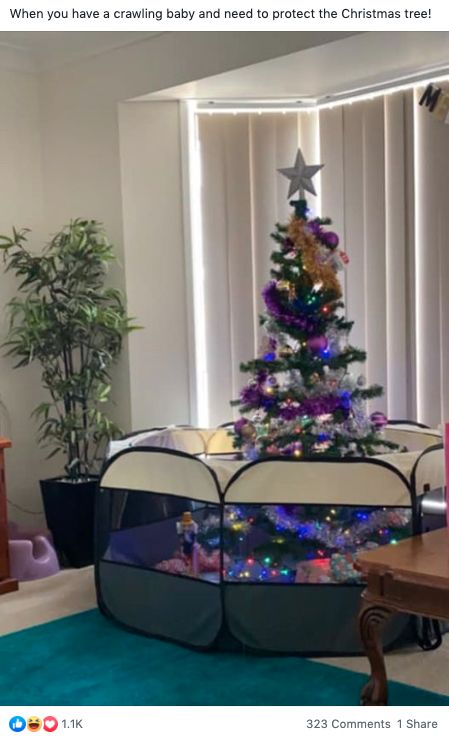 Mum shares her creative Kmart hack for keeping kids away from the Christmas tree
