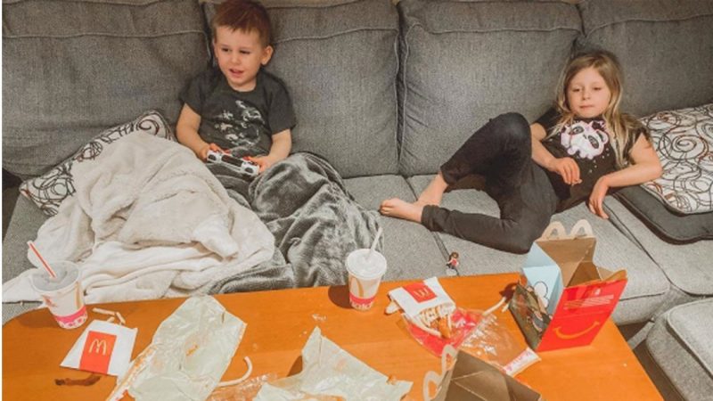Mum brilliantly responds after being criticised for feeding her kids McDonald's