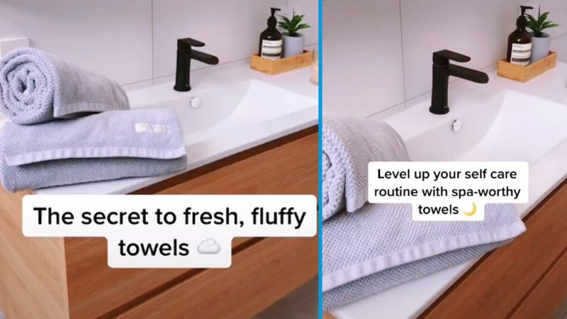 Mum shares handy trick for getting soft fluffy towels from washing machine
