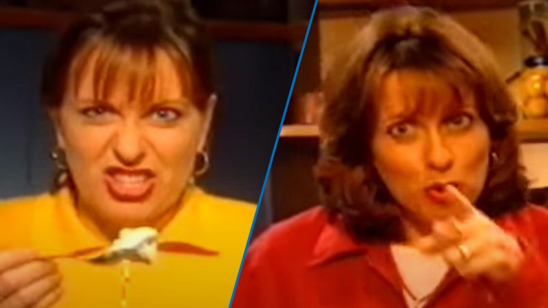 Watch Allyson Gofton's biggest bloopers from 90's TV favourite 'Food in a Minute'